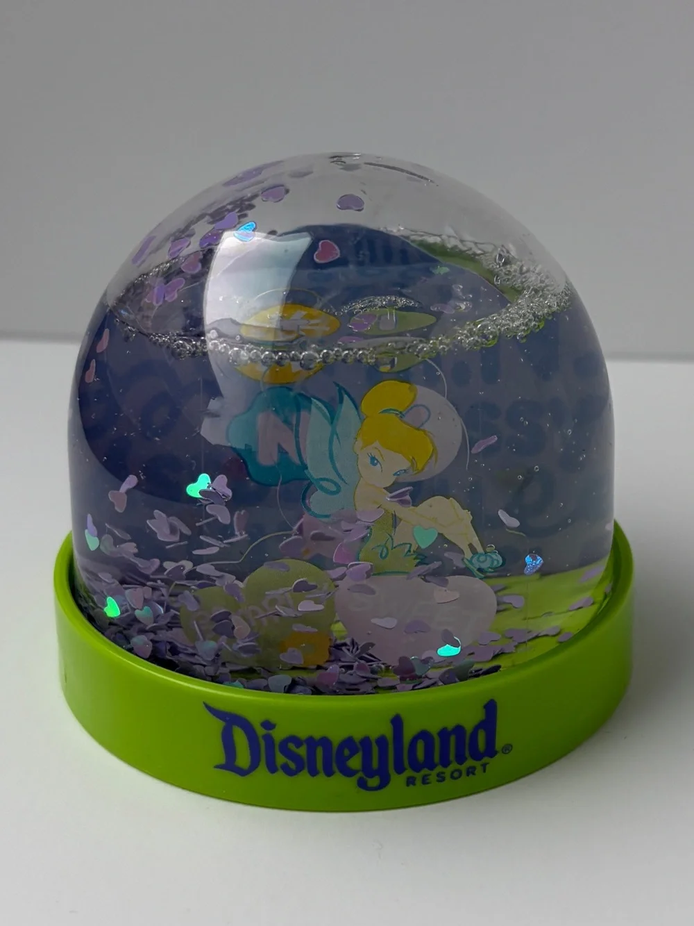 Disney Parks Snowglobe TINK‎ Tinkerbell Disneyland Resort Plastic Collectible